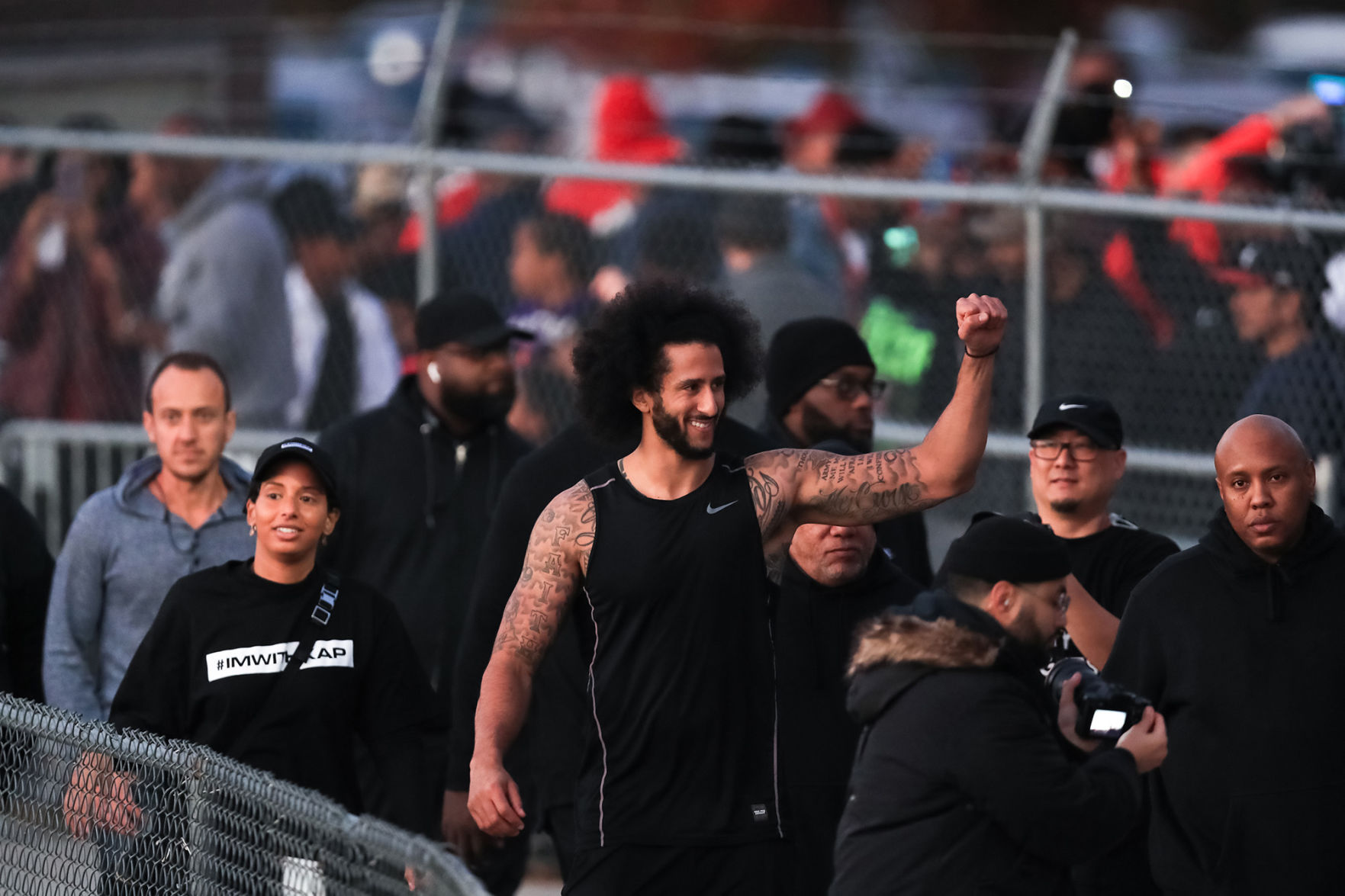 Kaepernick talk?